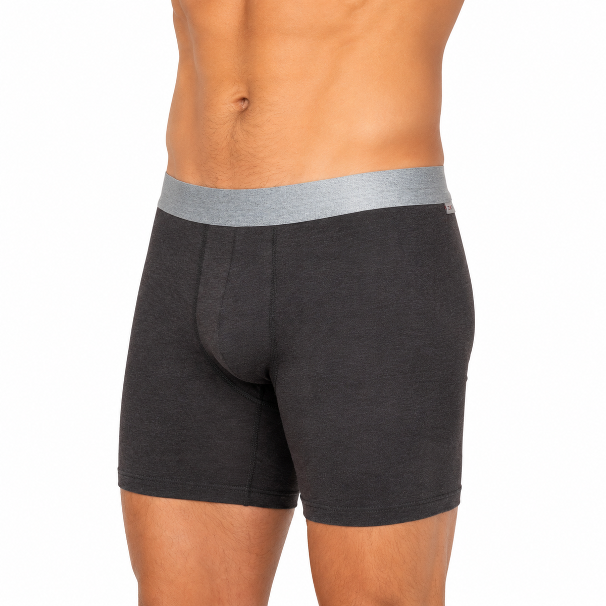 Zaga Boxer Largo 6 Pack Negro / Gris / Oxford
