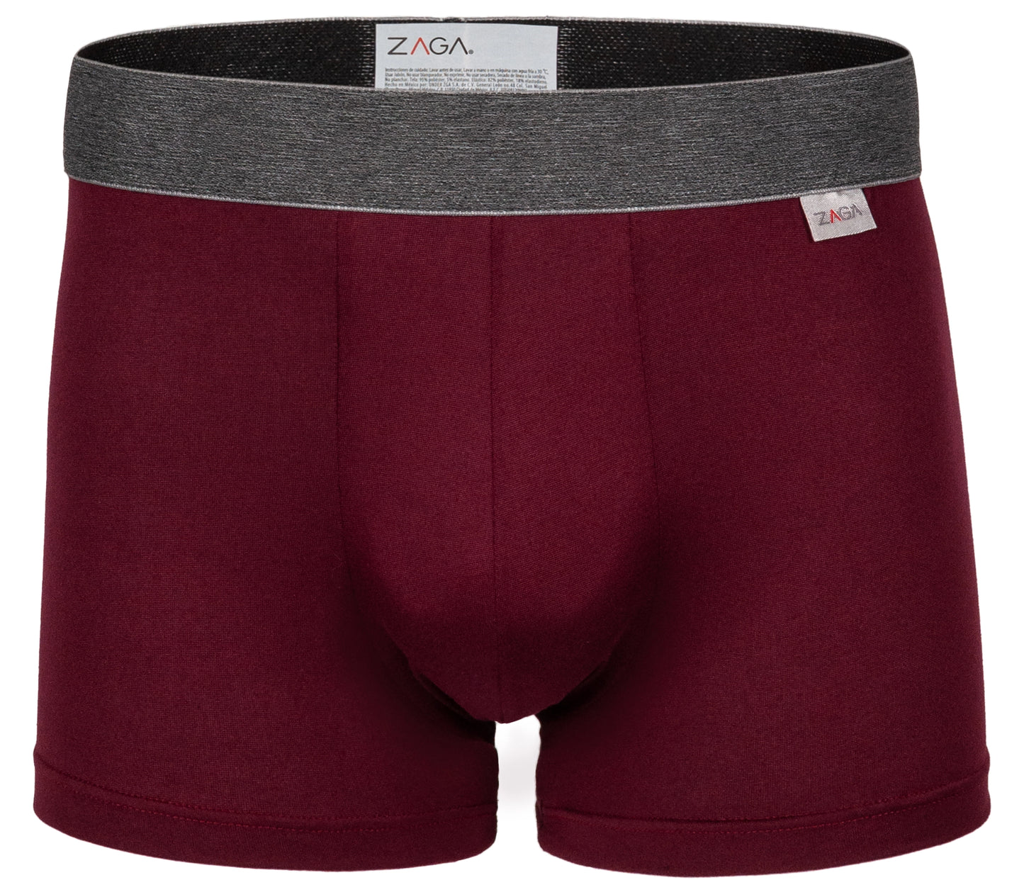Boxer Corto Rombos Vino 6 Pack