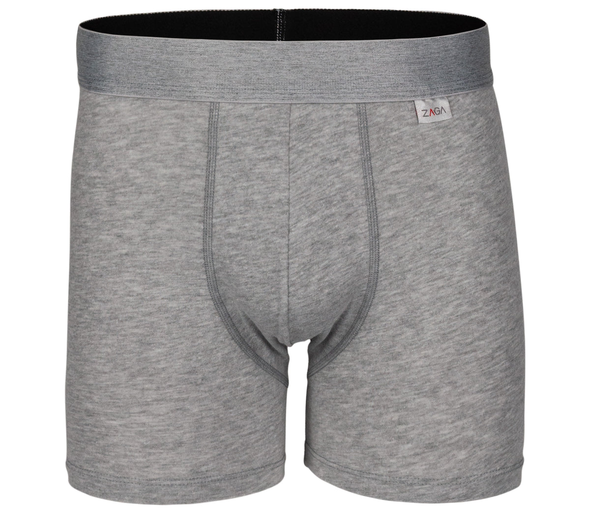 Zaga Boxer Largo 6 Pack Negro / Gris / Oxford