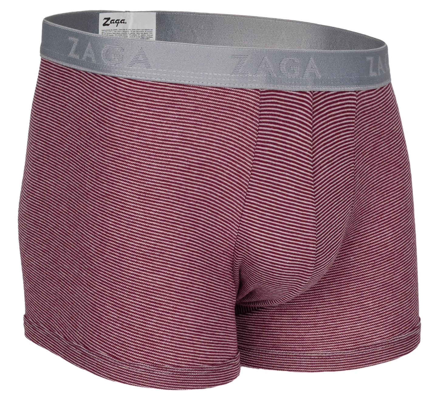 Boxer Corto Algodón 100% 6 Pack Vino, Rayas, Jaspe