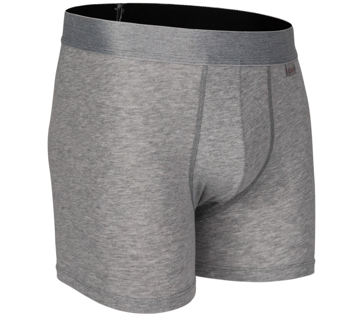 Zaga Boxer Largo 6 Pack Negro / Gris / Oxford