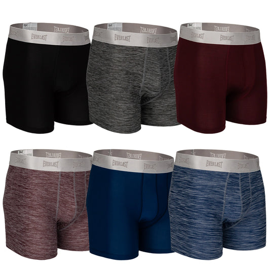 Boxer Largo Everlast 6 Pack Liso Microfibra