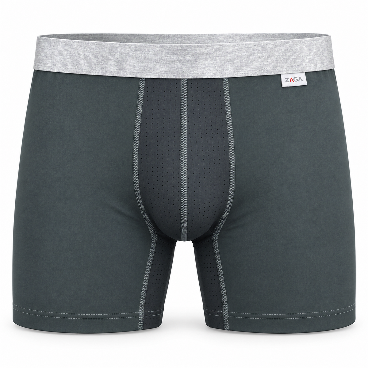 Zaga Boxer Corto 4 Pack Microfibra Sport Rojo-Oxford