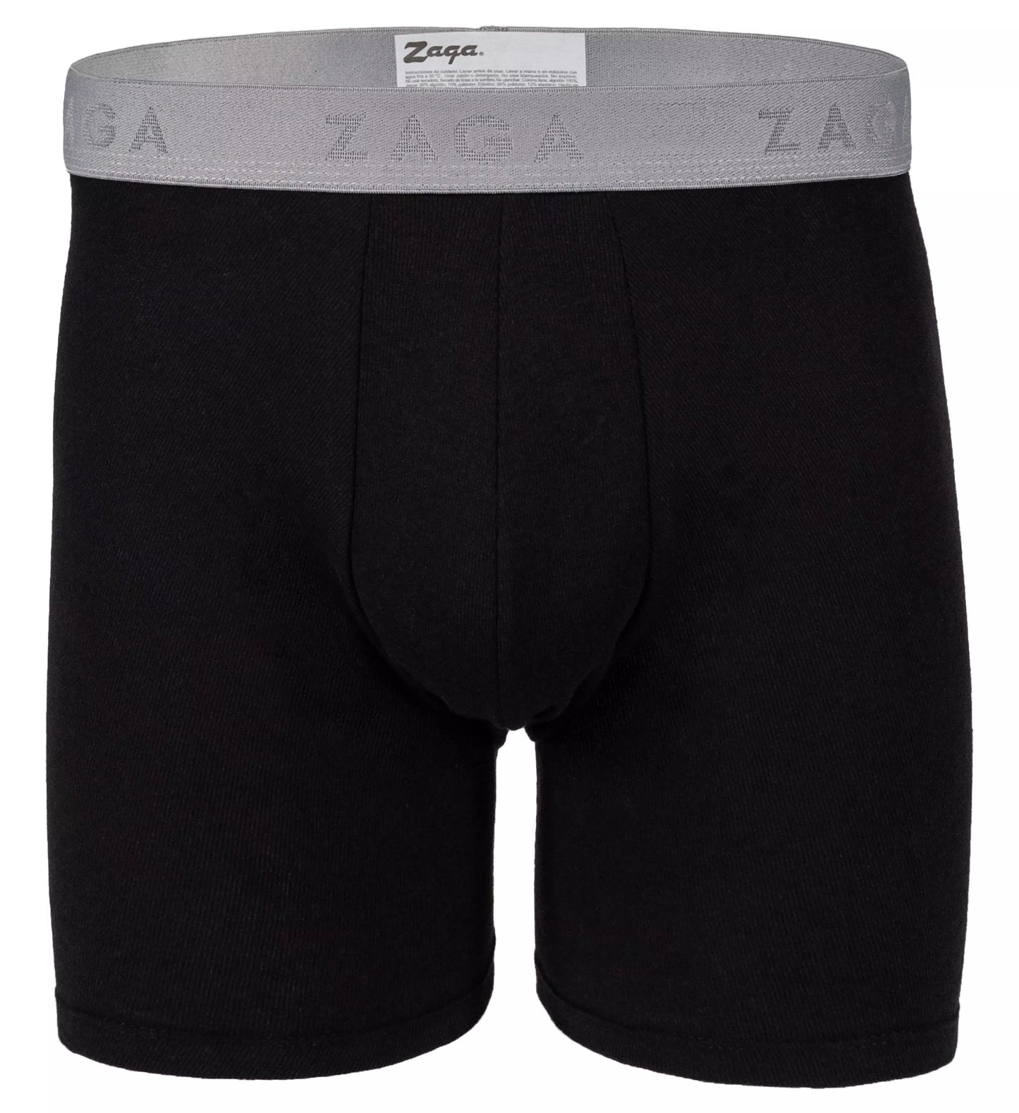 Boxer Largo Algodón 100% 6Pack Negro