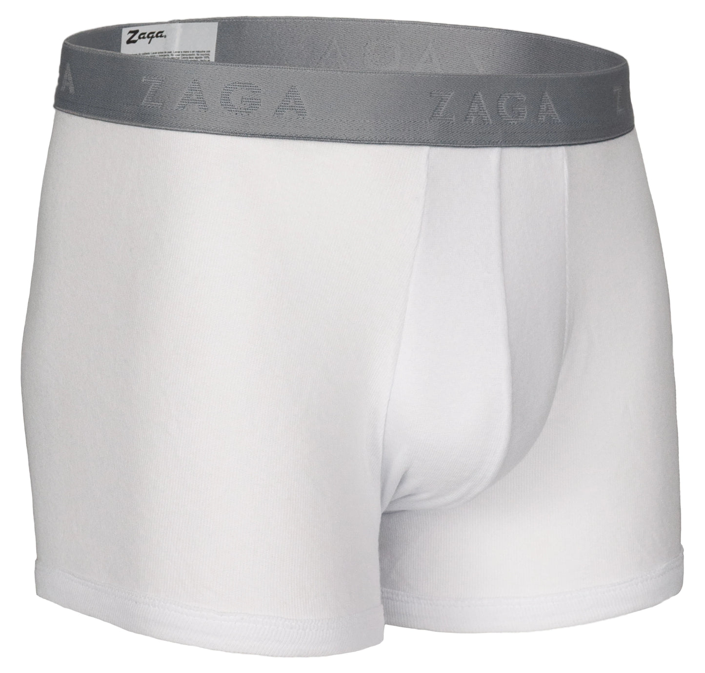 Boxer Corto Algodón 100% 6Pack Jaspe, Blanco, Jasspe