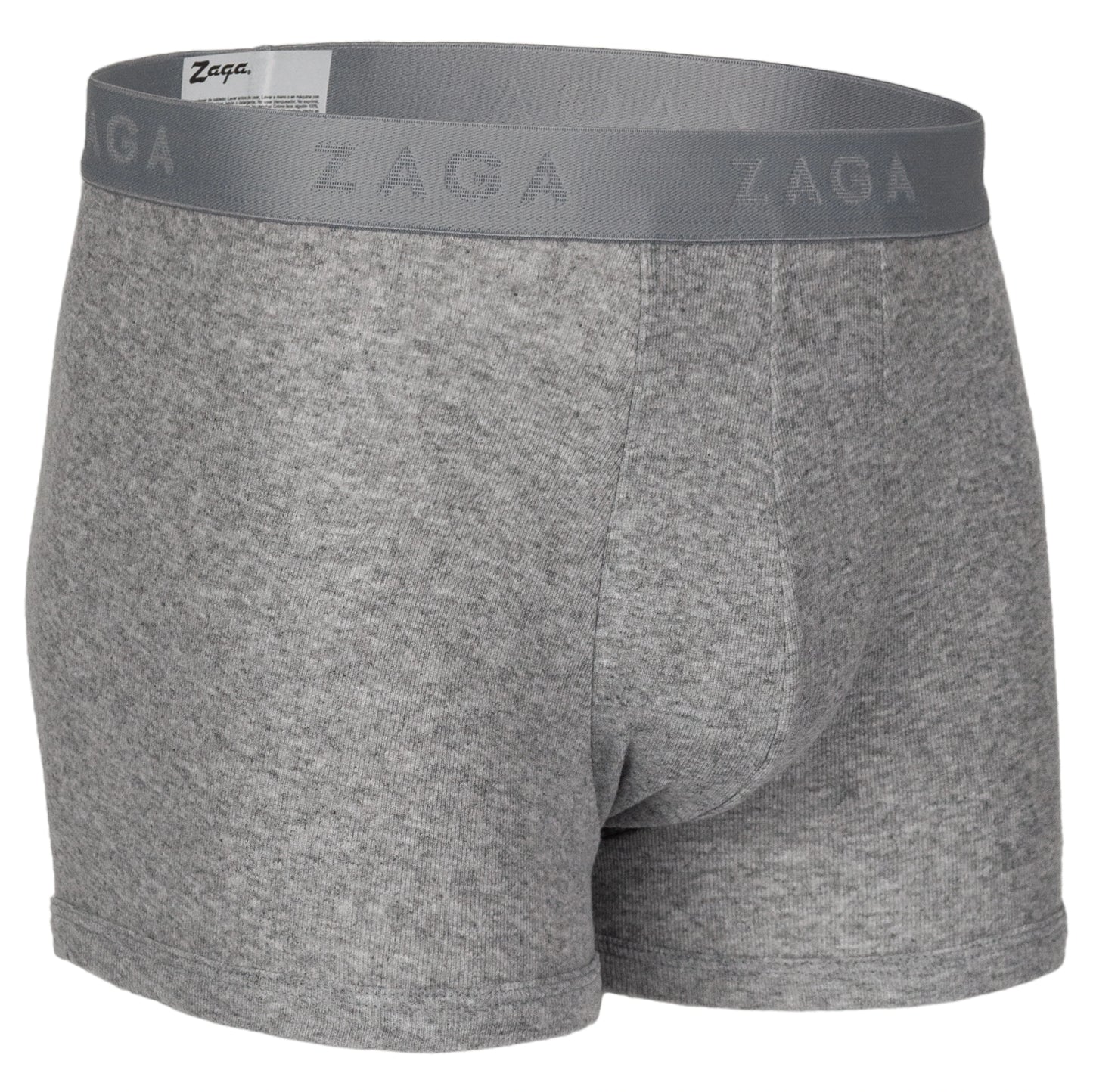 Boxer Corto Algodón 100% 6Pack Jaspe, Blanco, Jasspe