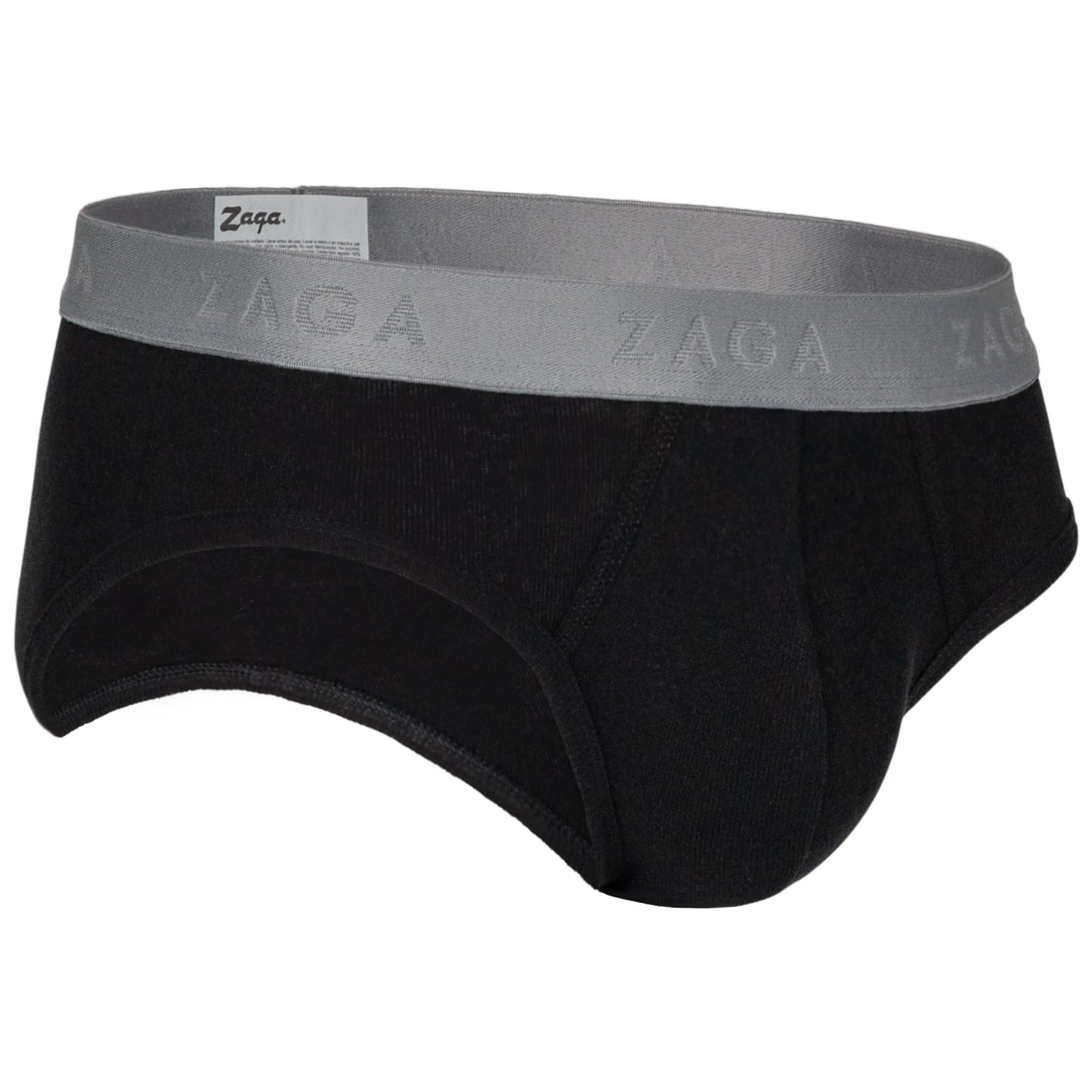Brief Algodón 100% 6Pack Negro, Gris, Jaspe