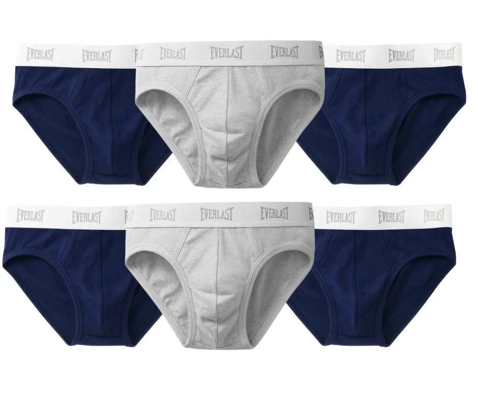 Brief 6 Pack Colores Lisos Everlast